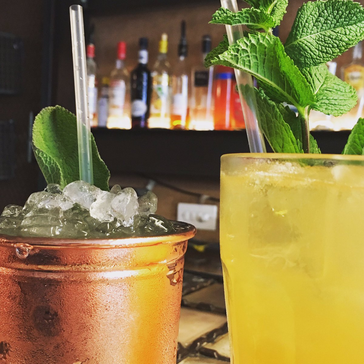 threeeightfour's tweet image. Honeyed iced tea / sage &amp;amp; elderflower julep. available today to celebrate #IndependenceDay @BuffaloTraceUK @JimBeam