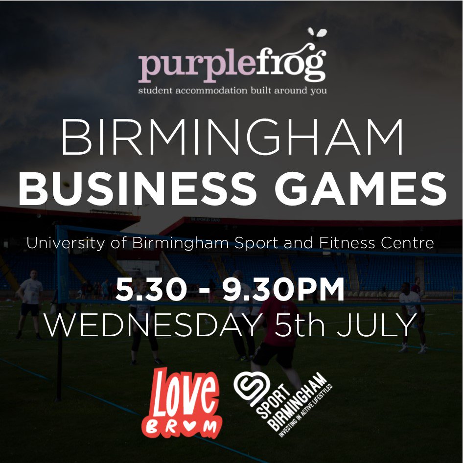 SportBirmingham's tweet photo. Just 1 more day left to prepare for #brumbizgames - Here's a breakdown of what happened last year including who won https://t.co/W2LnEt6n7t https://t.co/igPMKH3jLf