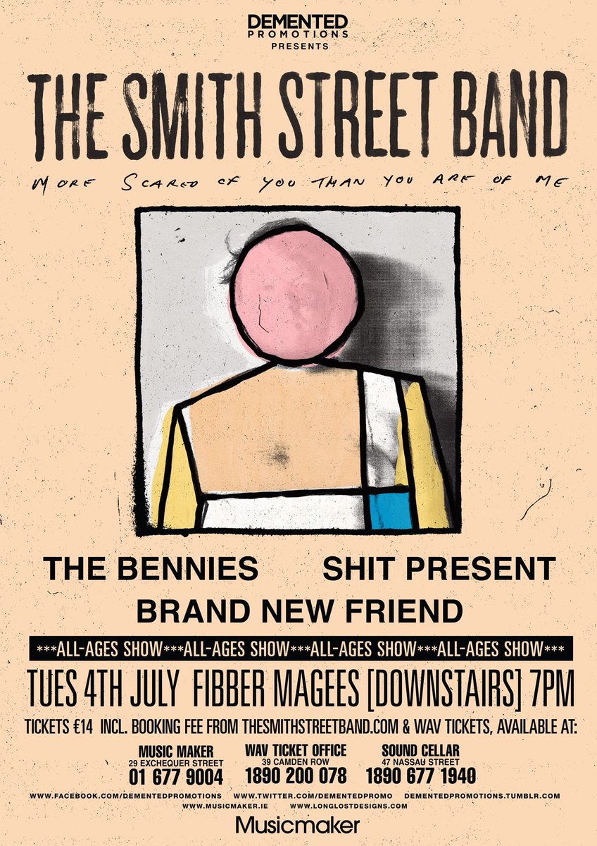 Strtrs's tweet image. Hey Dublin! Get down to see these awesome bands tonight. Really excited to see @ShitPresent