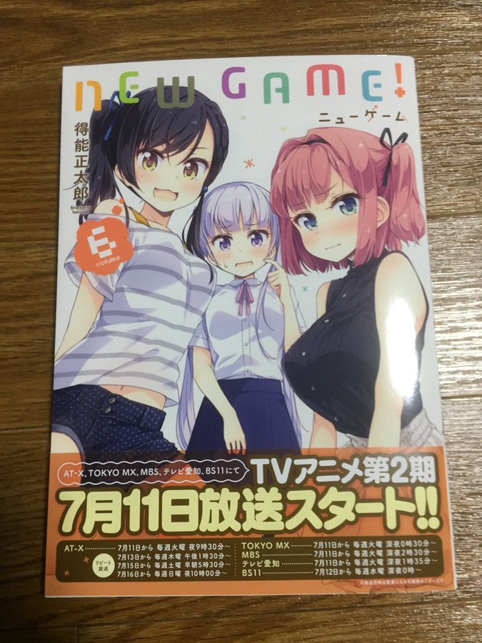 ２期放送開始直前の今だからこそnew Game ５巻を推すオタク 魚の感想