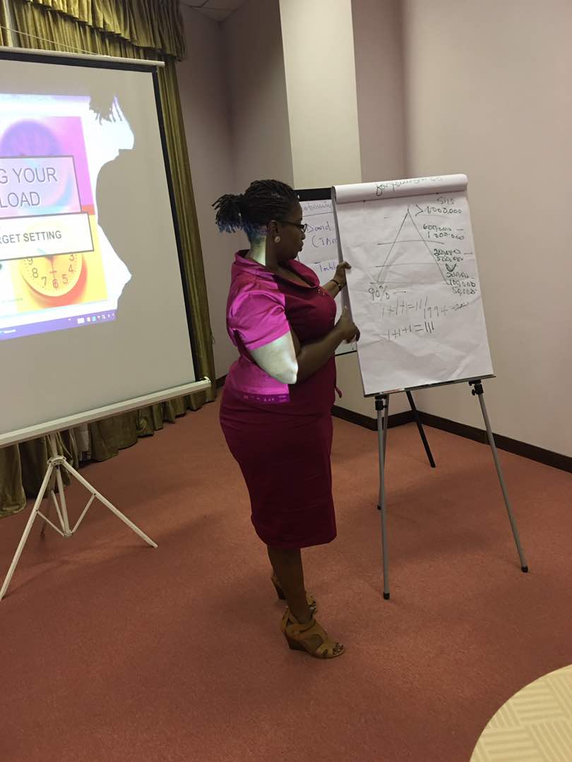 tami_ug's tweet photo. Day 2 at the #enhancingmgtproficiency workshop with the @uetcl personnel.  @GloriaMbalizana teaching the best way to manage your workload. https://t.co/J0nejbP5bK