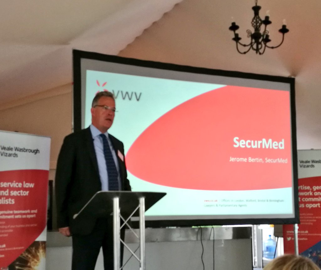 johnlspalmer's tweet photo. Jerome Bertin of SecurMed, the not for profit entity managing medicines verification in UK #Pingseminar2017 @NPA1921 @VWVLawFirm https://t.co/g63t3MBXDL