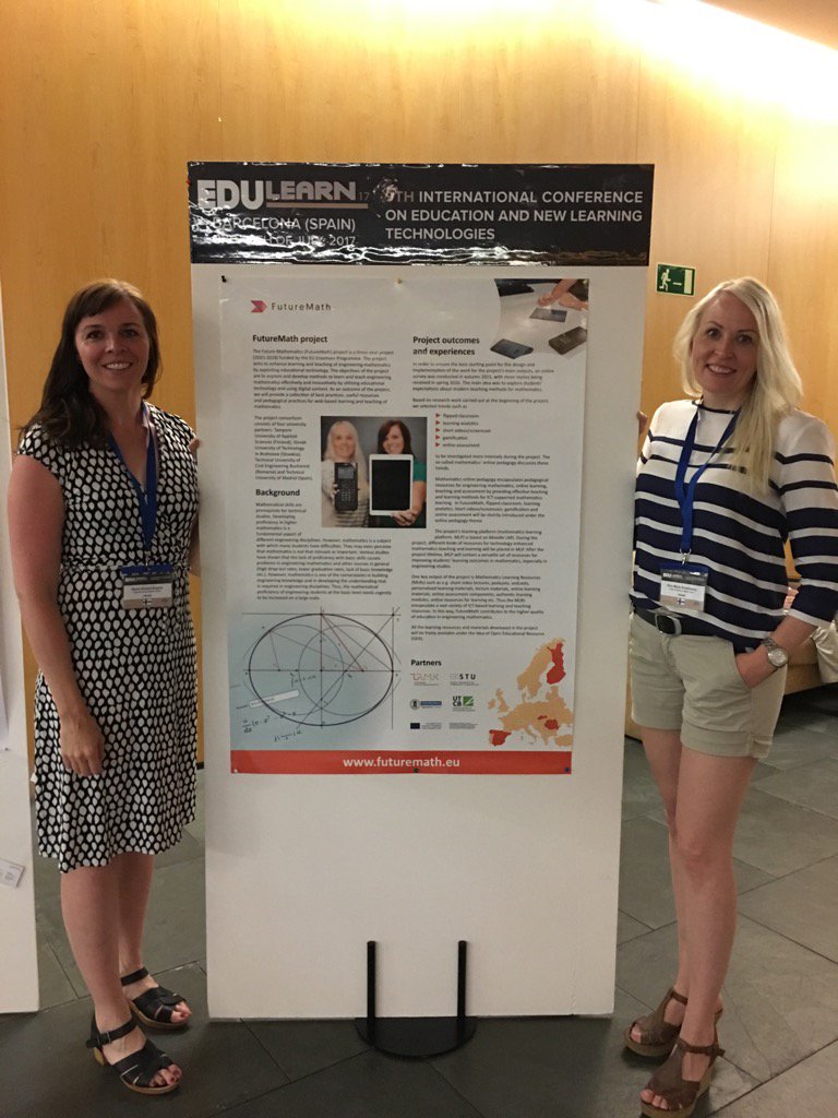 Poster presentation <a href="/EdulearnConf/">EDULEARN25</a> #FutureMath project @TAMK_UAS