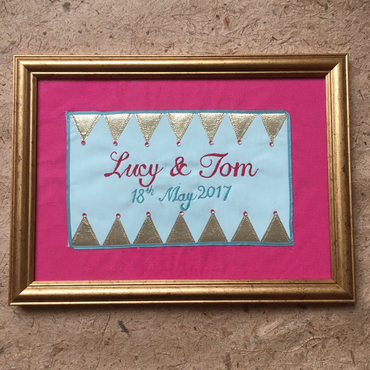 Adaptable for any #specialoccasion. Get in touch to discuss your specifics! #bysally #personalisedgifts #textiles