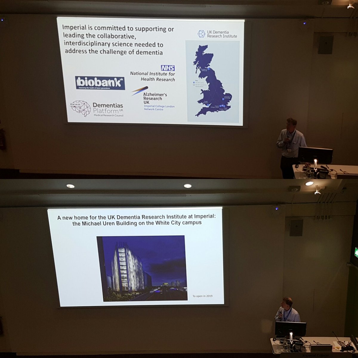 DrShabanaKhan's tweet photo. Great range of ICL-ARUK talks on multifaceted aspects of #dementia: #ADmodels #Downsyndrome #TBI #microglia #microbiome #DBS #clinicaltrials https://t.co/gL4mpQ3X3W