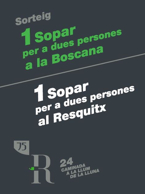 SERVEISROSELLO's tweet photo. Emplena un senzill formulari al recollir la samarreta i participa en el sorteig de dos magnifics premis al finalitzar la Caminada. Sort!!! https://t.co/0hWTjXNyn6