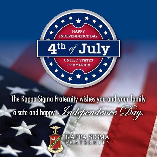 KappaSigULM's tweet image. The Theta Chi chapter wishes you a wonderful 4th.
