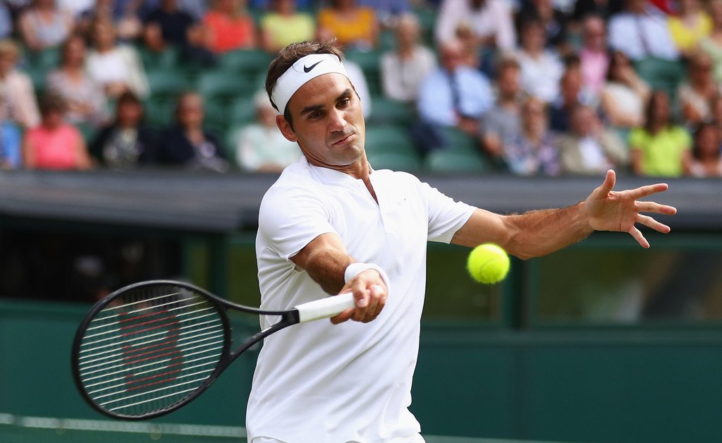 Beauty in Motion <a href="/rogerfederer/">Roger Federer</a> <a href="/Wimbledon/">Wimbledon</a> 👑🌿👏