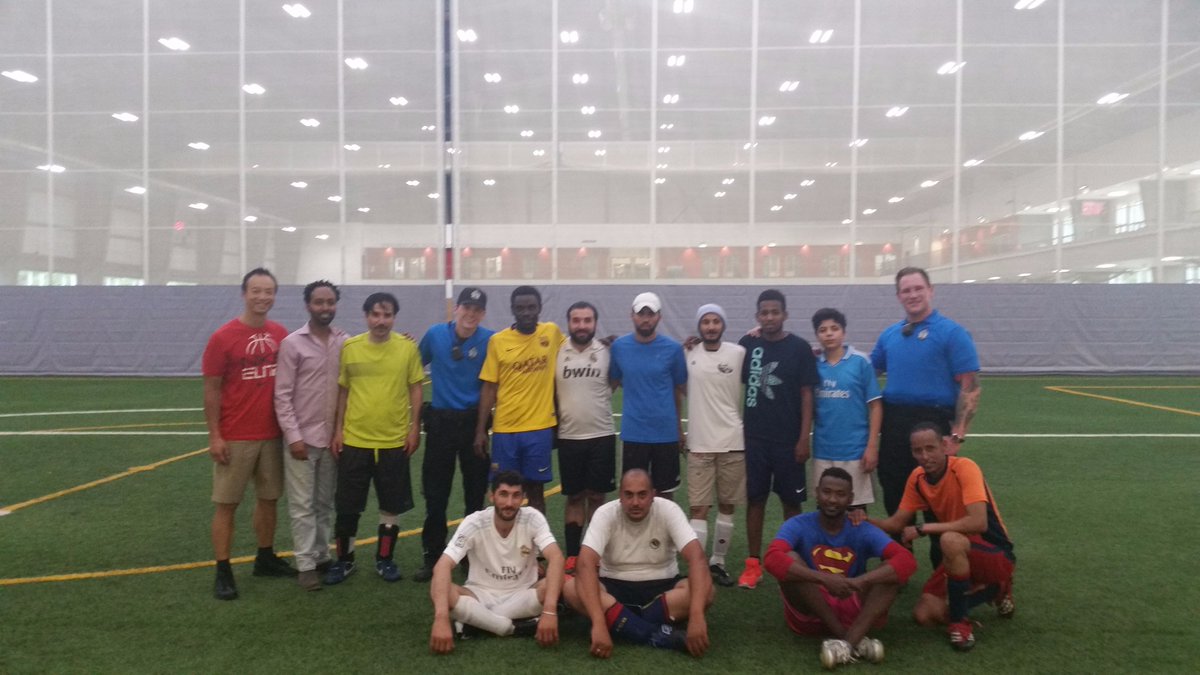 welcomeplacemb's tweet photo. Thankyou @winnipegpolice for your support to growing the community relations with our newcomers. Our clients enjoyed the soccer game #iammb https://t.co/ra4oUxfq4z