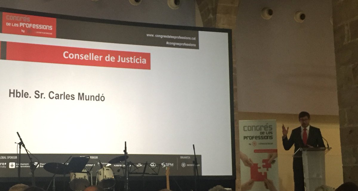 cateb_barcelona's tweet photo. L'Hble. Conseller Sr. @CarlesMundo adreça unes paraules a la cloenda del #CongresProfessions de Catalunya https://t.co/sEJSiMh2FN