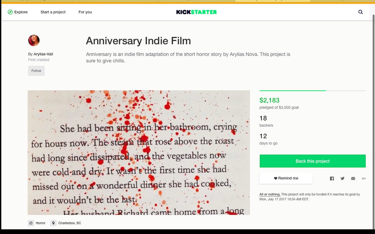 Anniversary Kickstarter Video...youtube.com/watch?v=KWAtim…