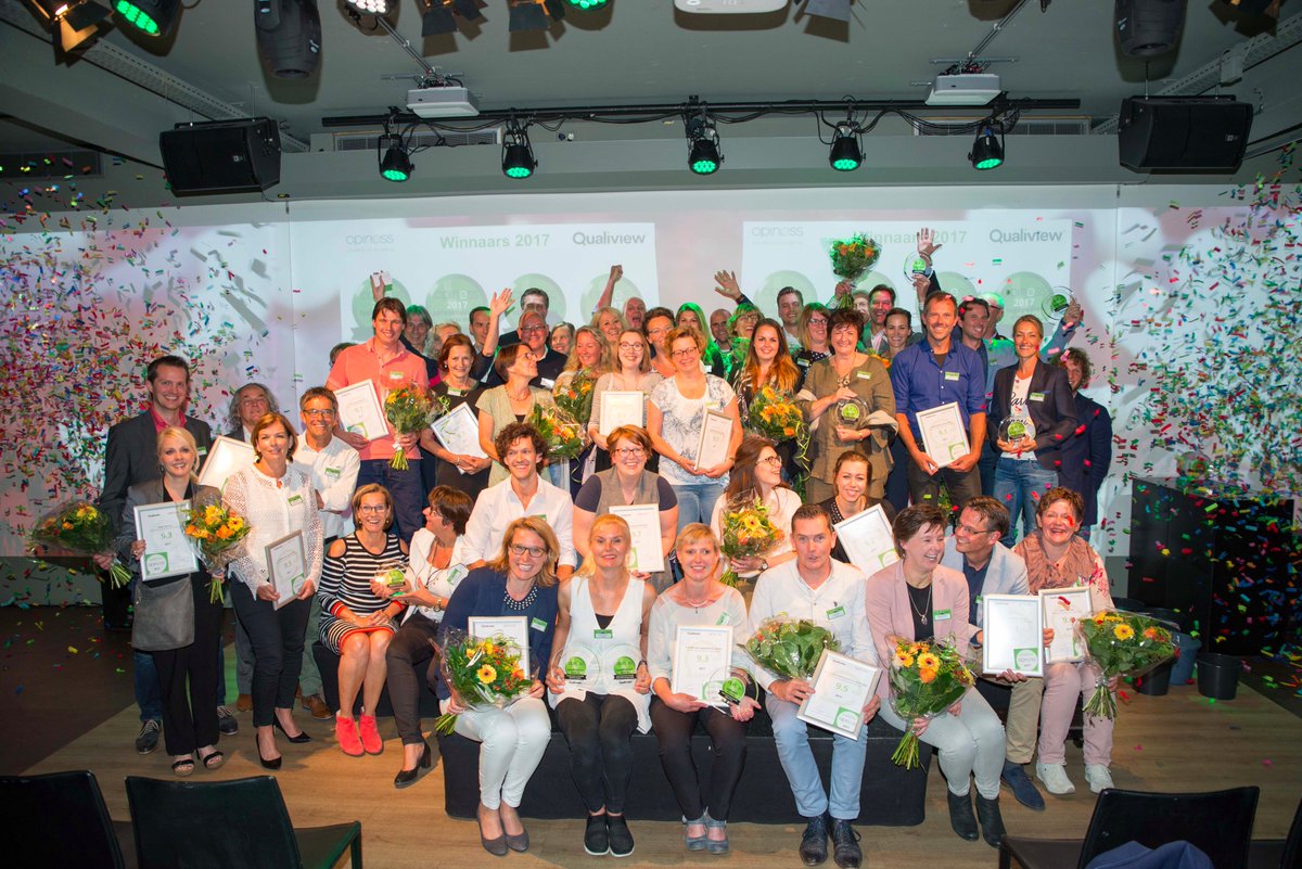 Winnaars Opiness en Quliview Klant awards fysio-, huid en oefen therapeuten/praktijken en logopedisten opiness.nl/klant-awards-2…