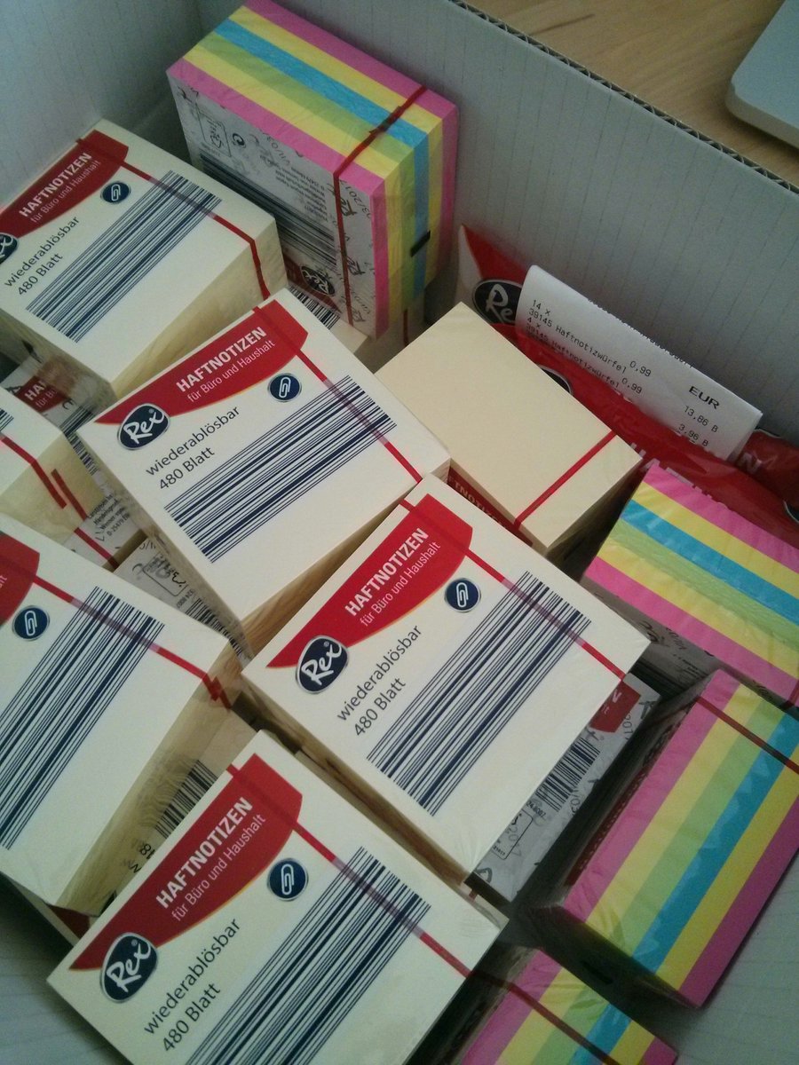 Karolina Revenus How To Recognize A Scrummaster In Aldi He She Will Carry A Box Full Of Awesome Stickynotes Thank You Aldisud For The Office Weeks T Co Vuaaed0pal