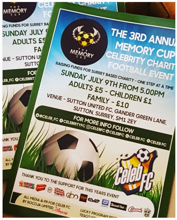 So will our #Goalie <a href="/MRNICKYD/">NickyD</a> save some scorchers from the <a href="/Celeb_FC/">Celeb_FC</a> team, July 9th <a href="/suttonunited/">Sutton United</a> #CharityFootball for <a href="/onestepcharity/">One Step</a>