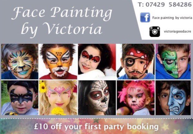 leaflets2go's tweet photo. Book your first face painting with Victoria and get £10 off #Facepainting #leaflets2go #party https://t.co/QvKJgajJ67