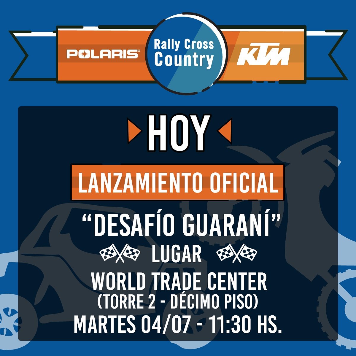 polaris_py's tweet image. Ya estamos calentando motores! ✊✊ Para dar inicio a esta competencia del Rally Cross Country “Desafío Guaraní”. #PolarisPy