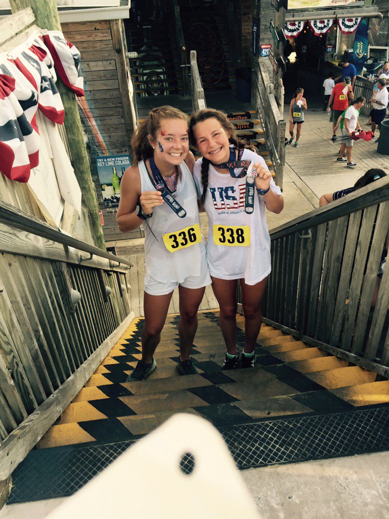 And the winners are....
Willa and Laralei!
Showing off their medals.