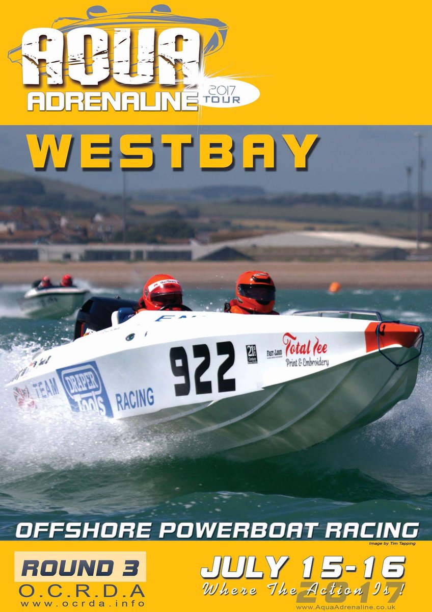 drapertools's tweet photo. Good luck to Team Draper Tools Offshore Powerboat Racing this weekend in #OCRDA Round 3 at West Bay! #race #Powerboat https://t.co/Nw12Tmyolu