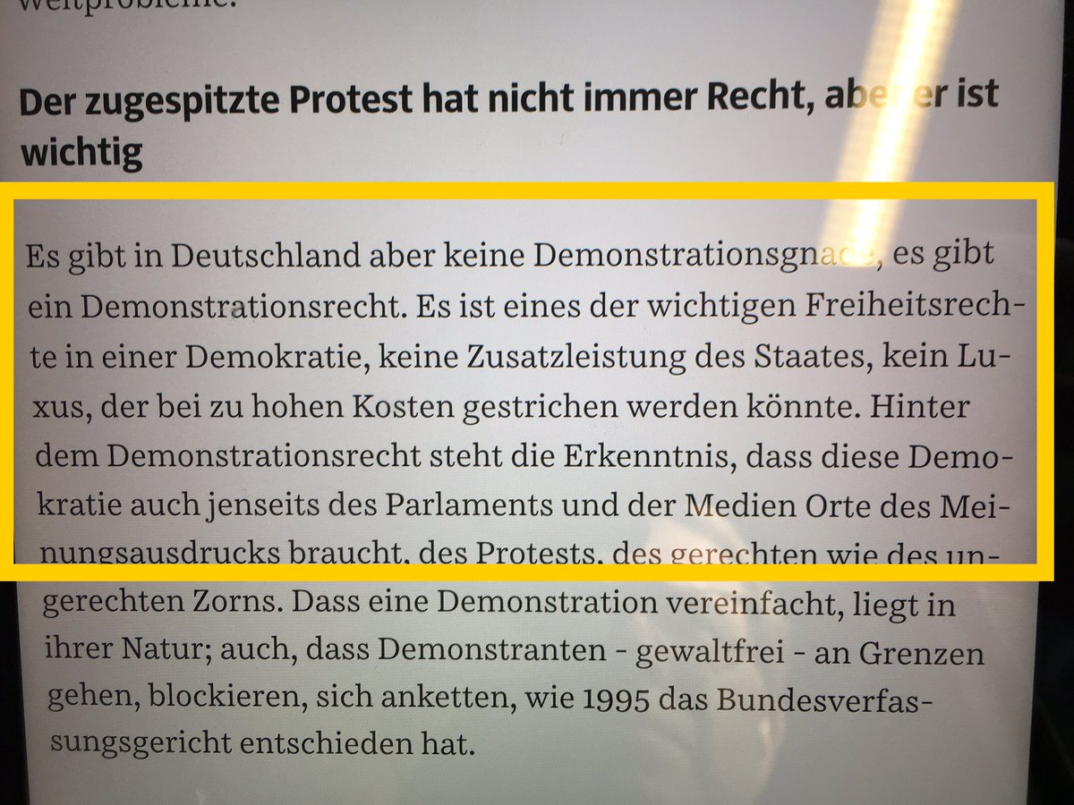 matikolb's tweet image. Mal ein paar klare Worte zum #G20HAM17 #NoG20 #Antikap_Camp #Entenwerder #Versammlungsfreiheit sz.de/1.3571354