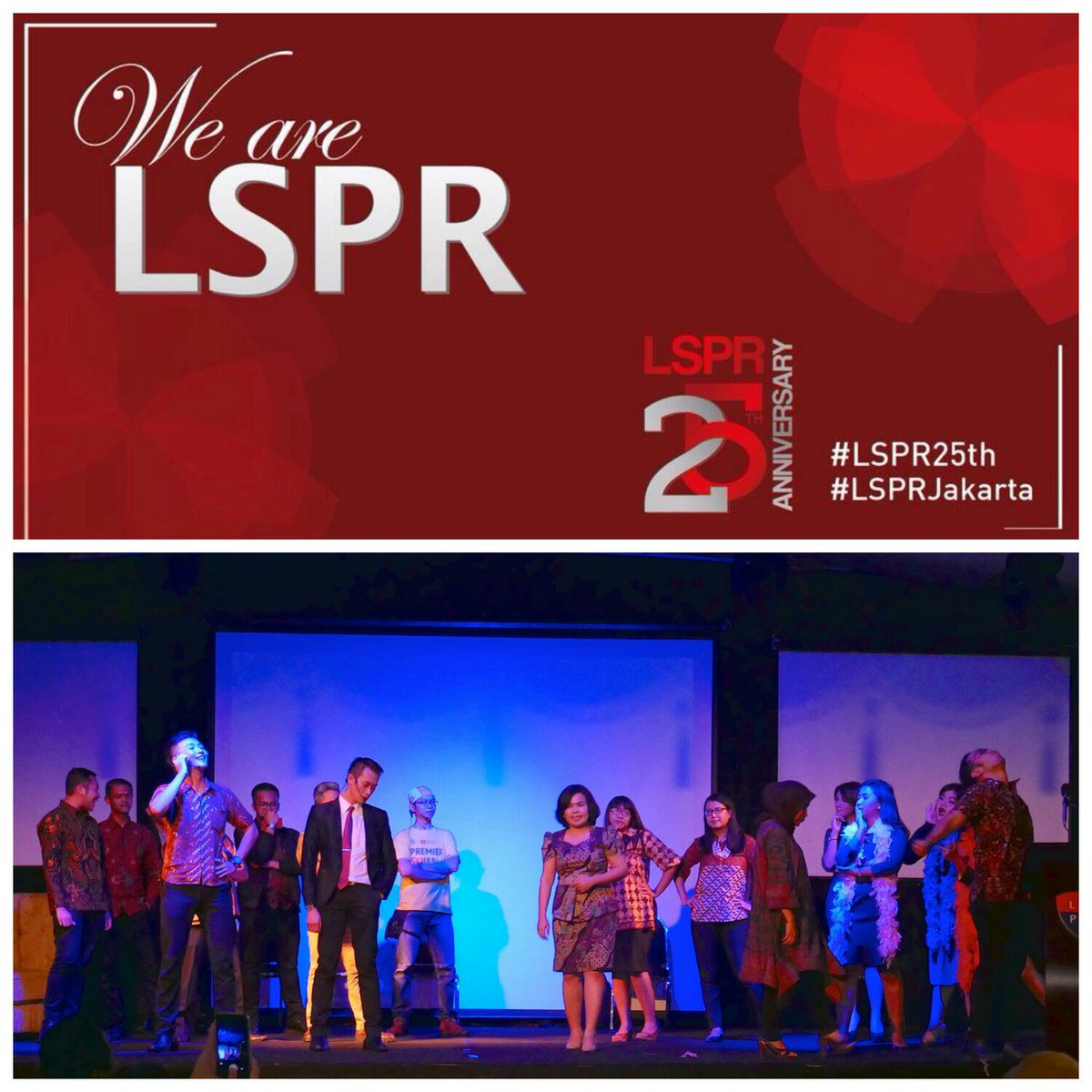 Nola_Sitompul's tweet photo. We 'Lecturer Assistant' ๐ LSPR... One for All, All for One... Happy Anniversary LSPR 25th #asdos #asdoslspr https://t.co/cY6oue1JTJ