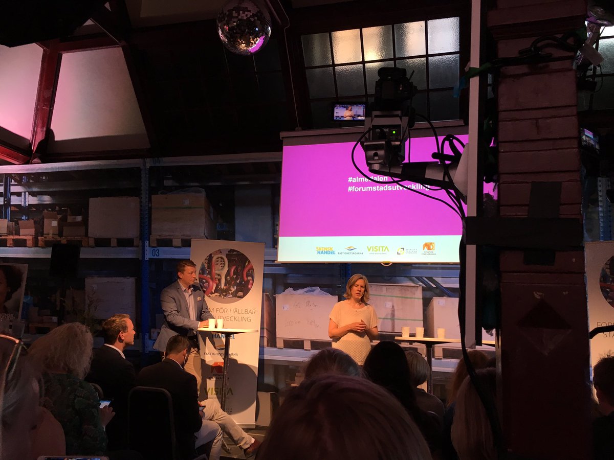 Hållbar stadsutveckling, Karolina Skog miljöministern. Viktig fråga. #almedalsveckan
