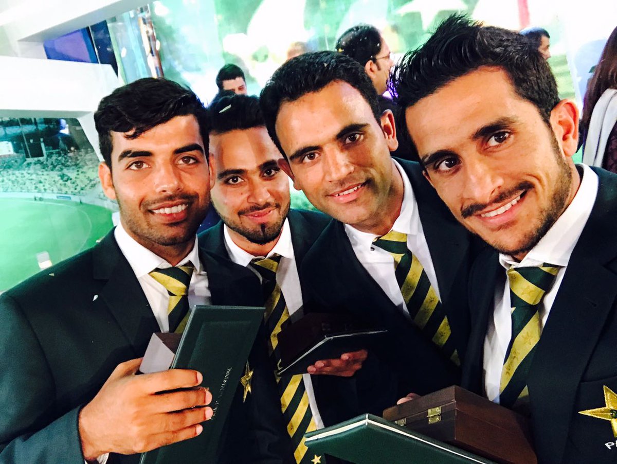 GreenTeam1992's tweet image. Young Guns 🇵🇰
@FakharZamanLive @76Shadabkhan @RealHa55an #FahimAshraf