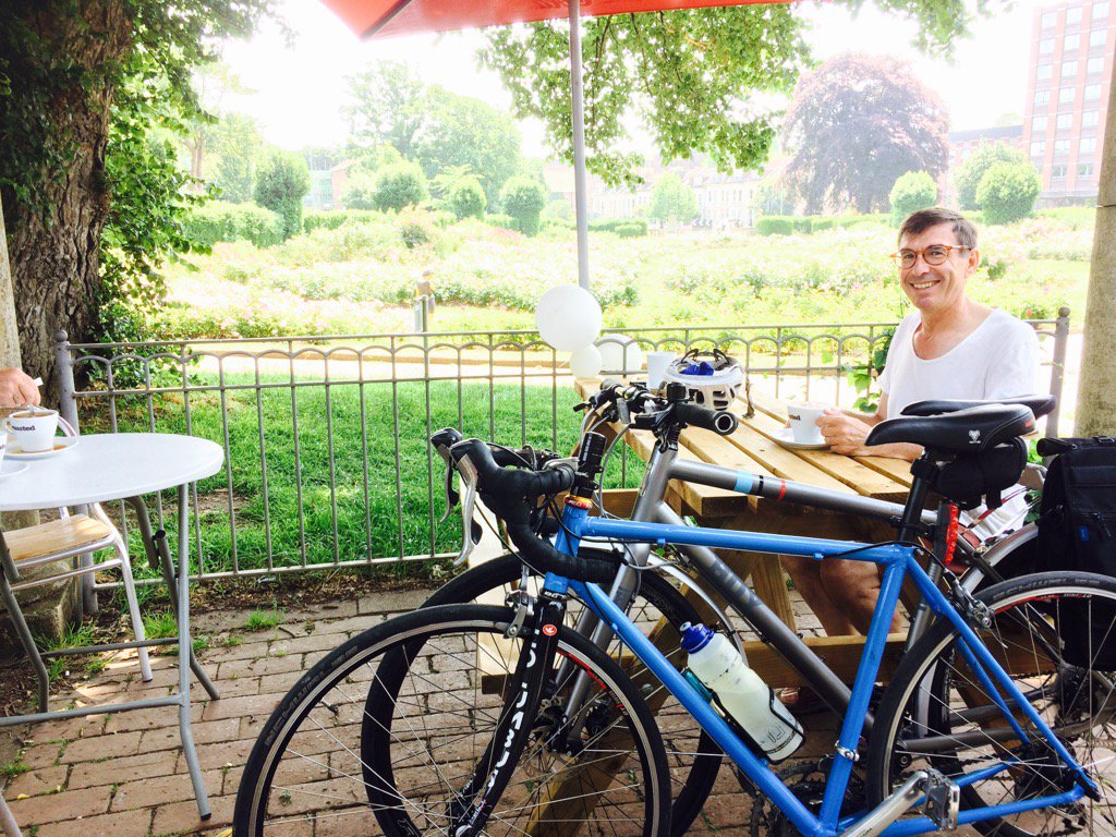 productdes's tweet photo. A great morning out last week with Max@CyclingScience1 on a dry run for the british science festival bike ride https://t.co/riQJTgEyWm