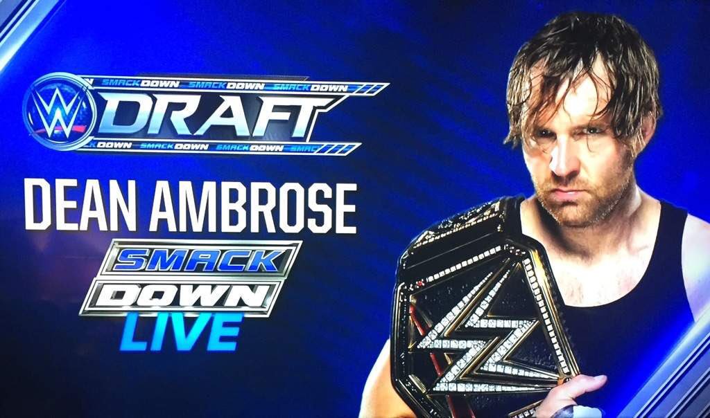 HEELWrestlWolf's tweet photo. The First Pick For #SDLive #Draft2016 @TheDeanAmbrose https://t.co/E3boX6OMxK