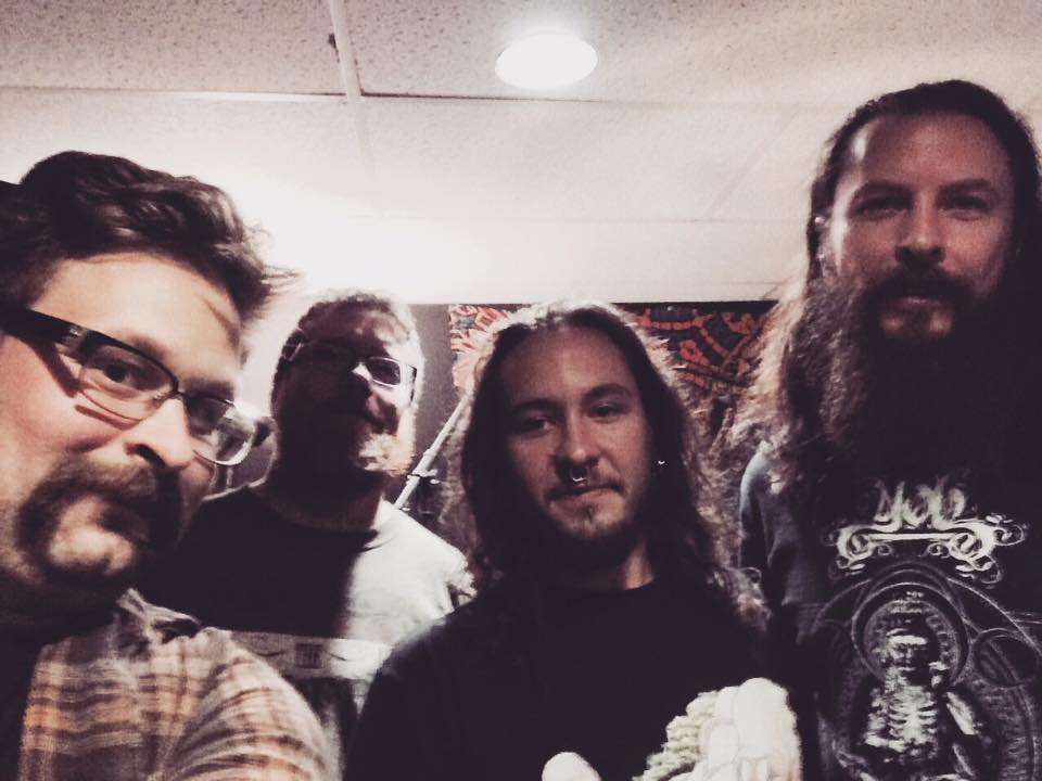 WitchpoliceFM's tweet photo. Recorded a new episode last night with doom trio #Ogimaa! Hear it in a few weeks! #podcast #Winnipeg #doom #metal #heavy https://t.co/tf4TR9UxaF