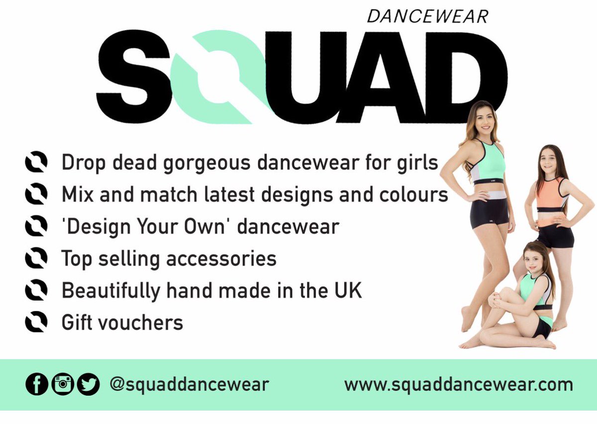 Excited to welcome <a href="/squaddancewear/">Squad Dancewear</a> to this years BDC! Innovative clothing for Dancers!