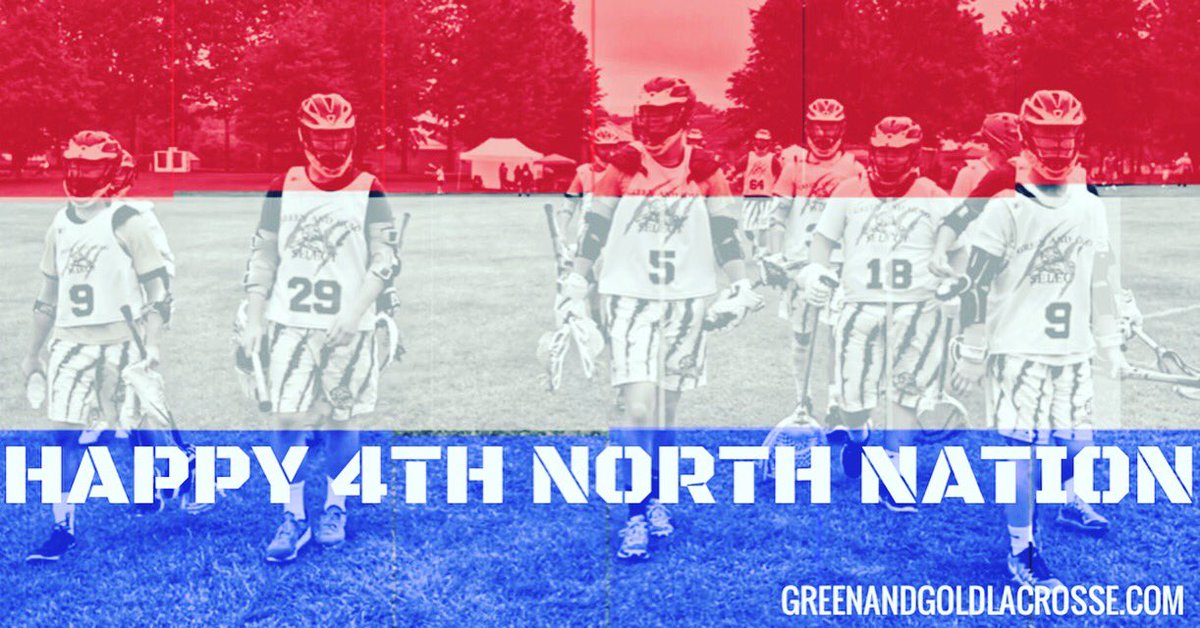 GreenGoldLax's tweet photo. Happy Independence Day! 🇺🇸We hope everyone enjoys the day with family and friends. #NORTH #NHLionsLax #fourthofjuly #independenceday https://t.co/S08VKZm6oH