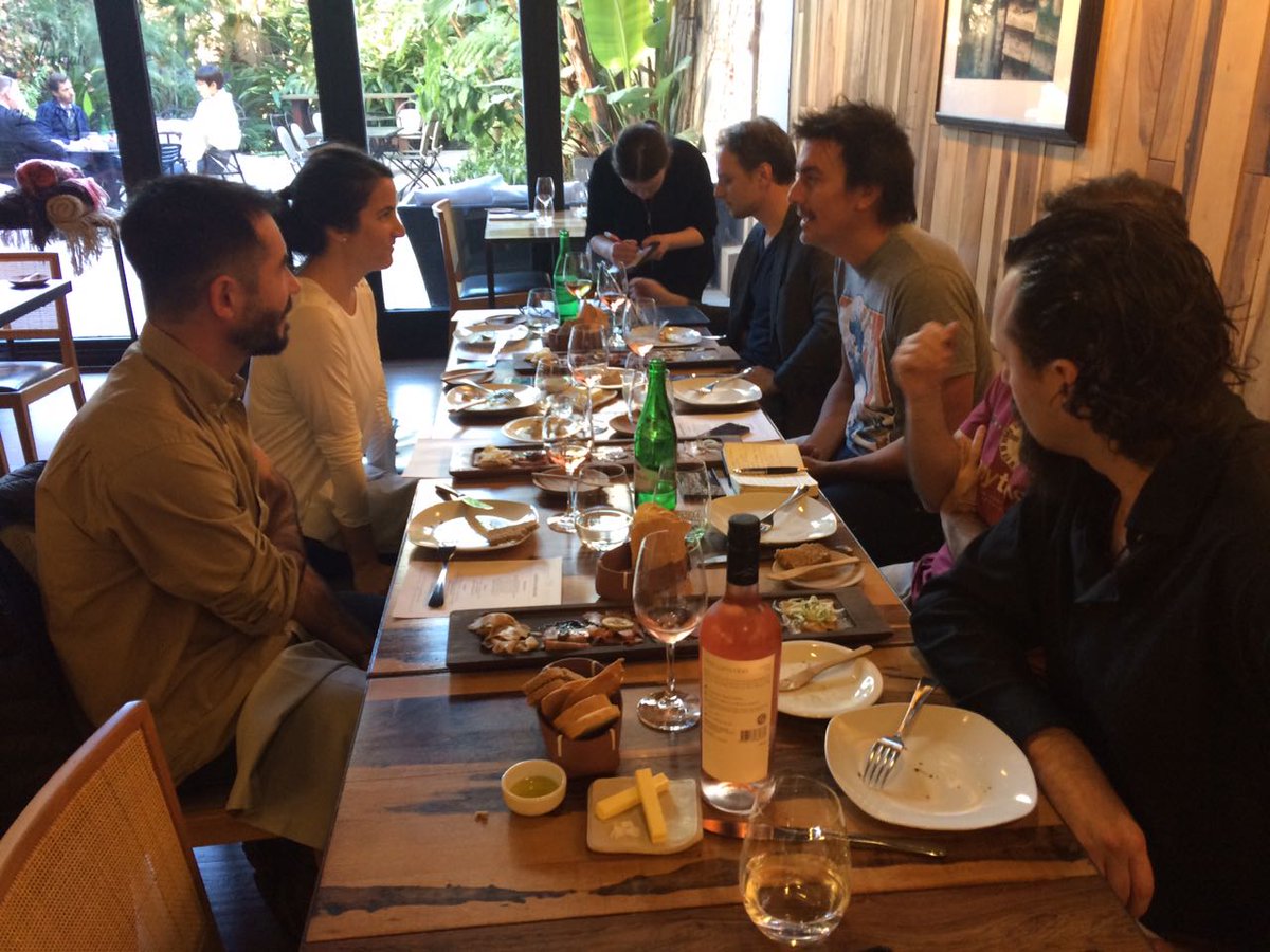 Almuerzo con el enólogo Manuel Gonzalez de Bodega Andeluna en UCO Restaurant. @ManuGonzalz <a href="/BodegaAndeluna/">Bodega Andeluna</a> <a href="/UcoRestaurant/">Restaurant UCO</a>