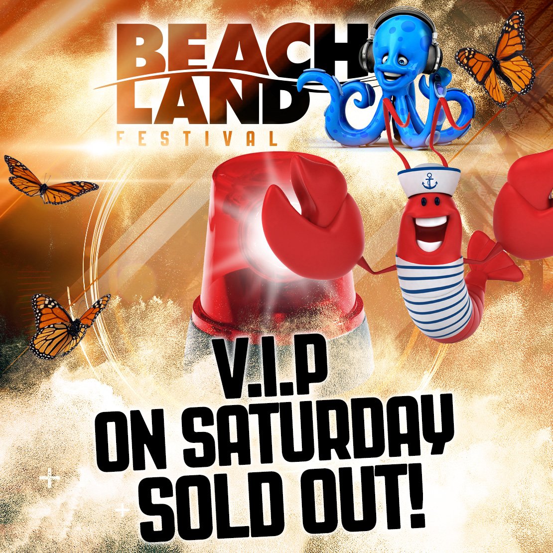 VIP TICKETS for Saturday/Combi are sold out!
VIPS for Sunday are still available + all regular tickets.
Join us! beachland.be/tickets