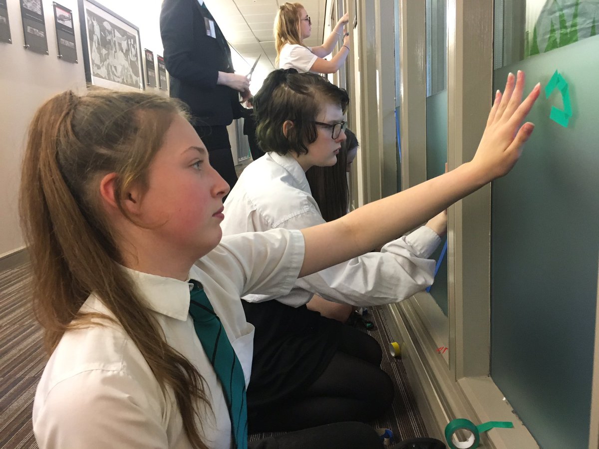 HCFECreative's tweet photo. @ManorAcademy Y10 exploring Tape Graffiti in the @hartlepoolfe #art &amp; #design studios https://t.co/2zwkdlbxXL