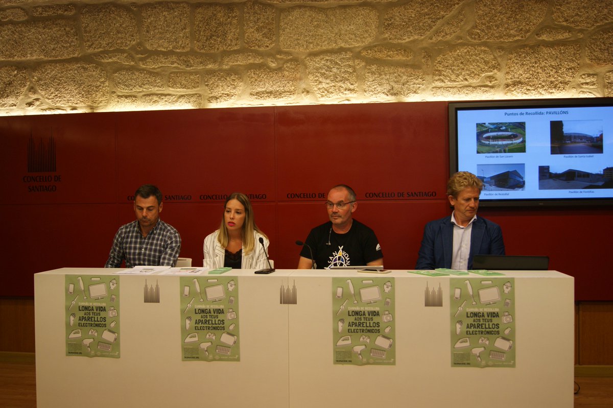 varelamiguelou's tweet photo. O @PazodeRaxoi pon en marcha 1 campaña @tropaverdeSCQ para a reutilización de aparellos eléctricos e electrónicos con @revertia &amp; @recyclia https://t.co/g4L8mvZ7cm