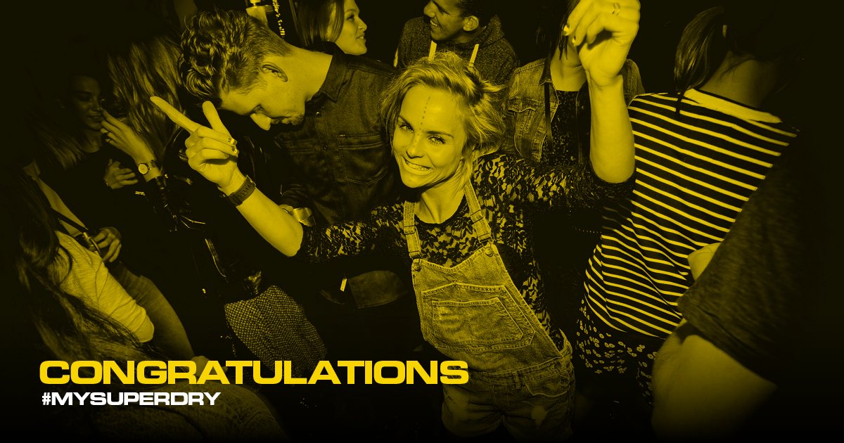 Felicidades Andrea Bel eres la ganadora de la entrada doble a nuestro evento exclusivo #MySuperdry Fluro Night out. ¡Os esperamos!