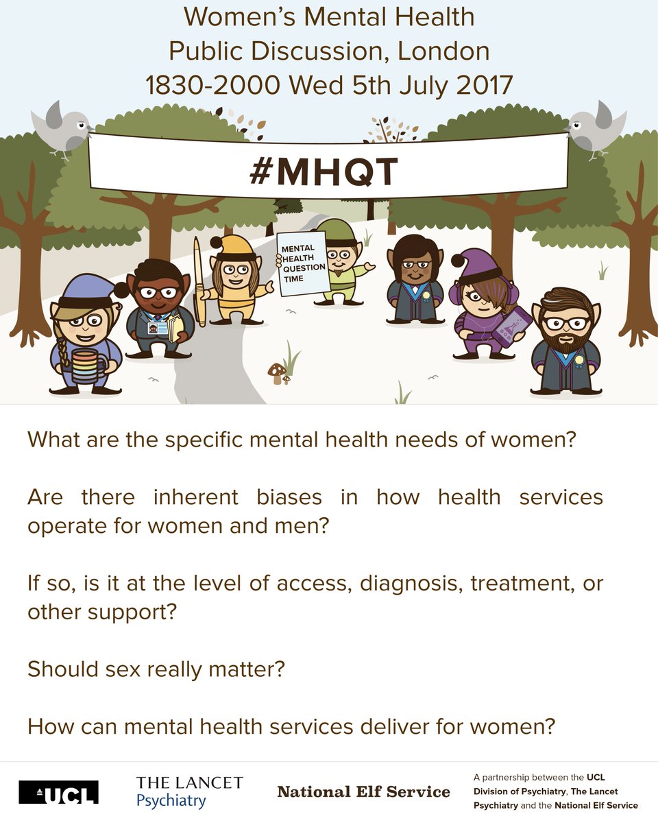 Mental_Elf's tweet photo. Are #mentalhealth services biased against #women?
🐦Tweet #MHQT
📺Live stream https://t.co/iXKDwODOds
🎫Free tickets https://t.co/8moeYAVo9e https://t.co/fFo4JWxHiC