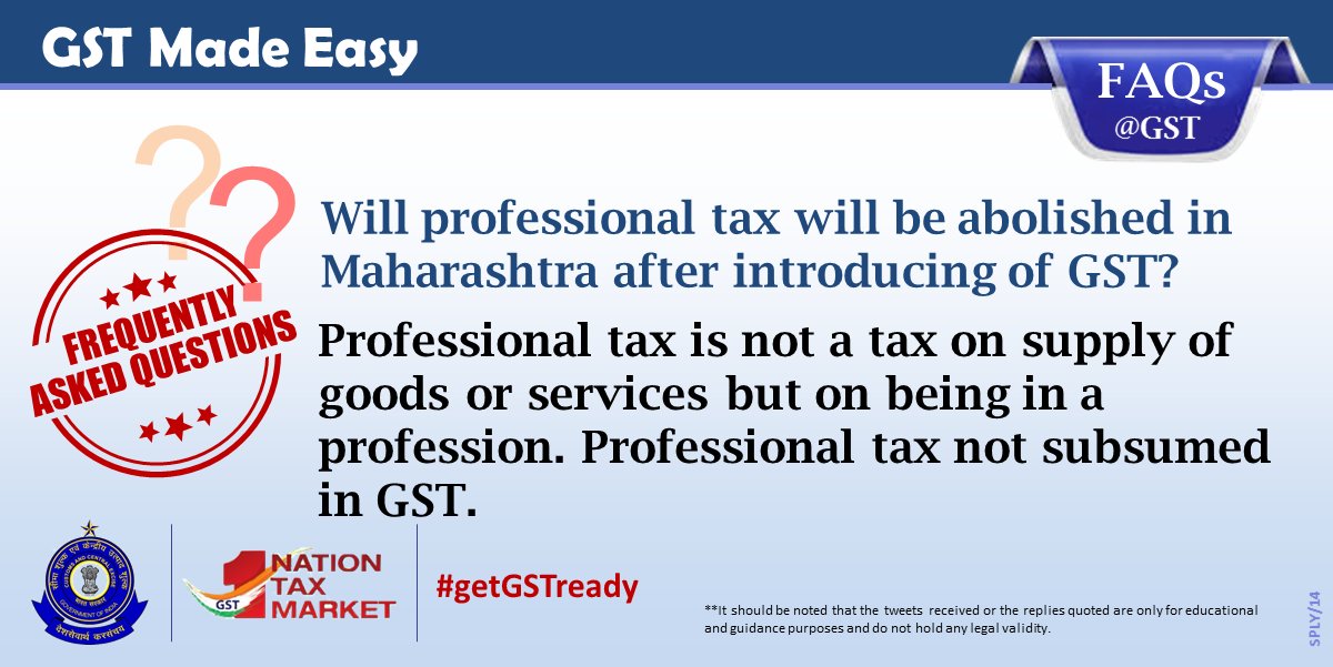 GSTGoI on Twitter "GST FAQ on Supply 14 getGSTready 