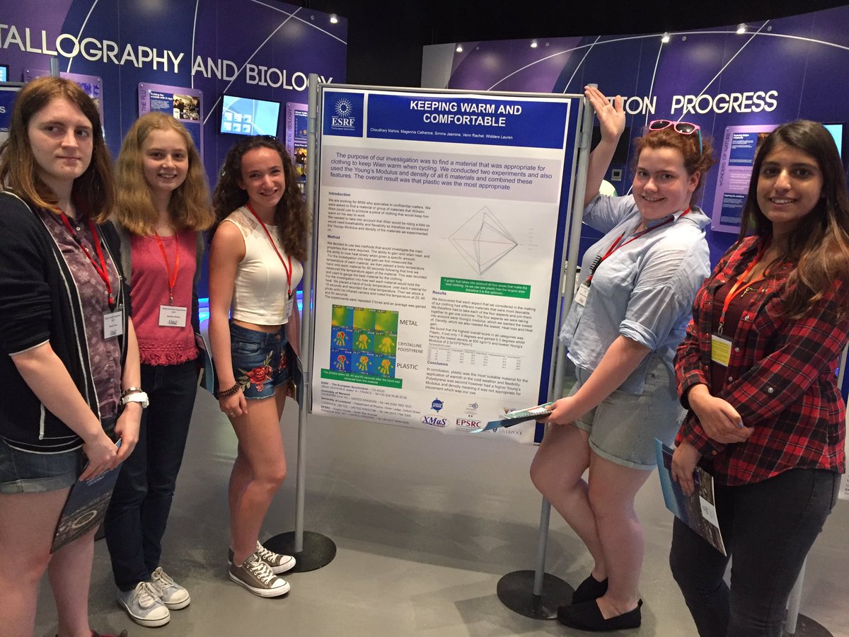 XMaSSchoolTrip's tweet photo. These posters are amazing! A good day's work! Thanks so much @esrfsynchrotron #syncrotron@schools https://t.co/Xq1ug5ujo0