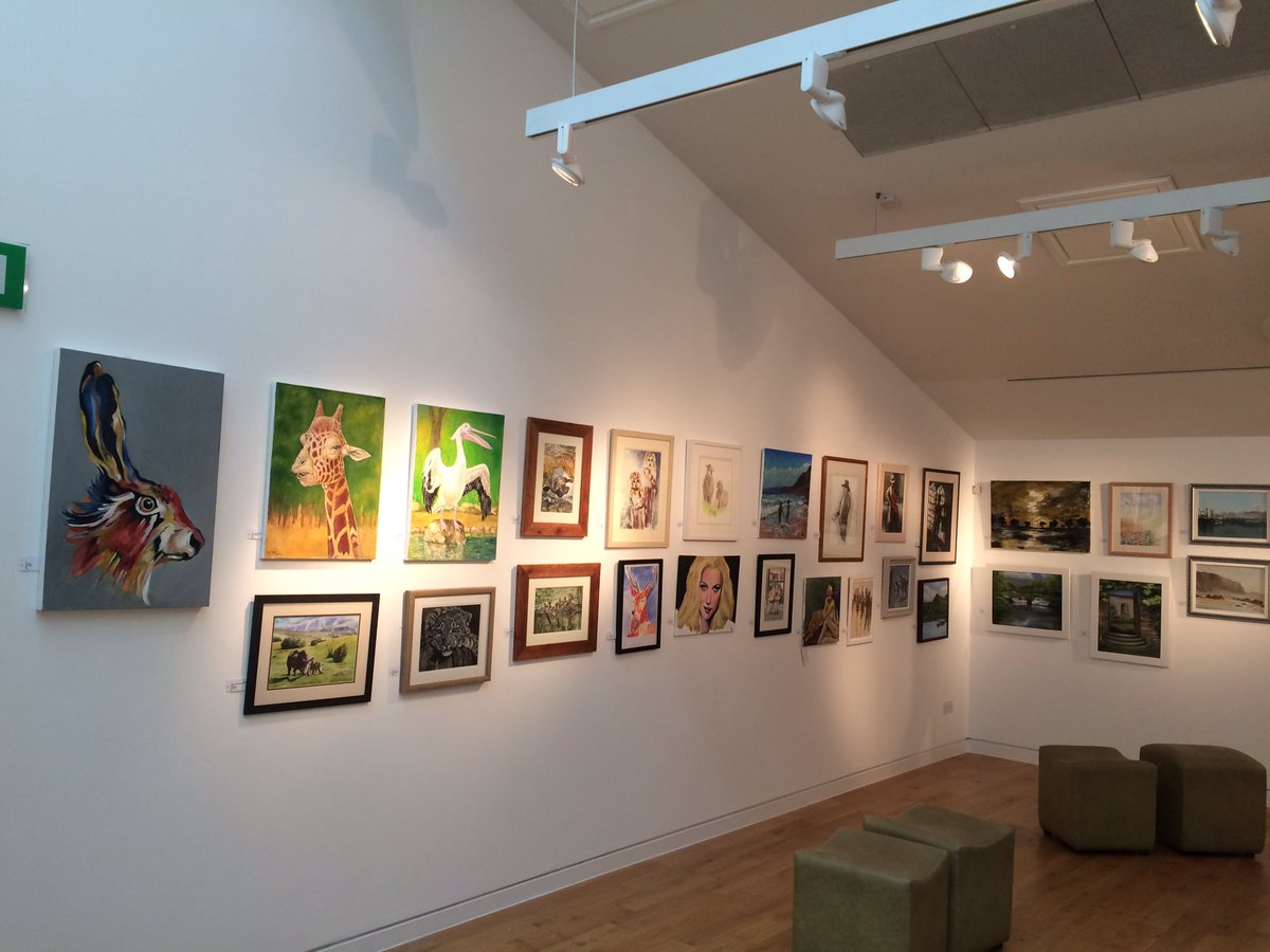 Art has come to Sevenoaks early this year - Brushworks at Kaleidoscope Gallery - open library hours to 15 July