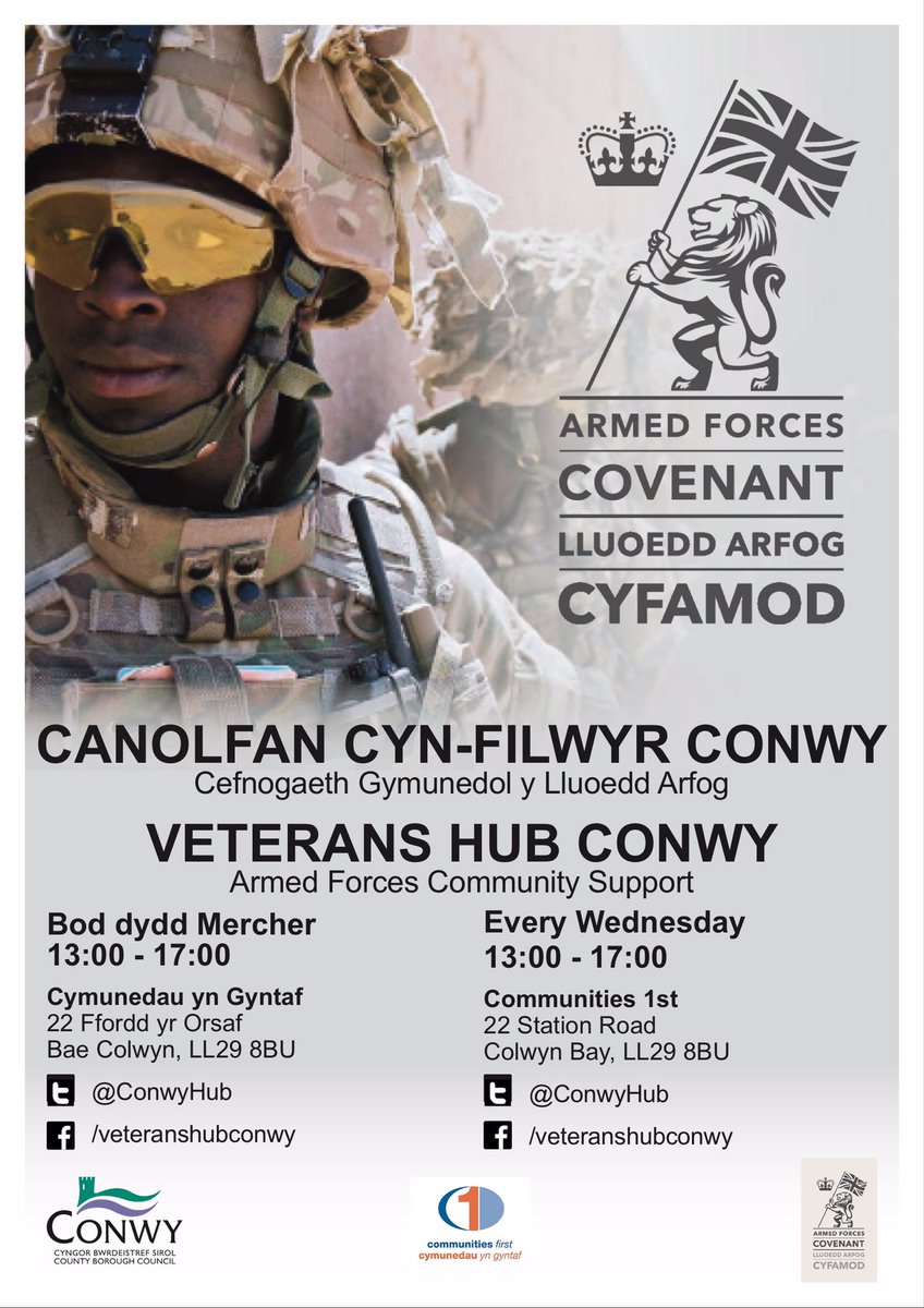 ConwyAFCC's tweet photo. @ConwyAFCC @ConwyHub find out more about Volunteering Opportunities within Armed Forces Community Programmes North Wales contact us. https://t.co/cbHJ6pXVgO