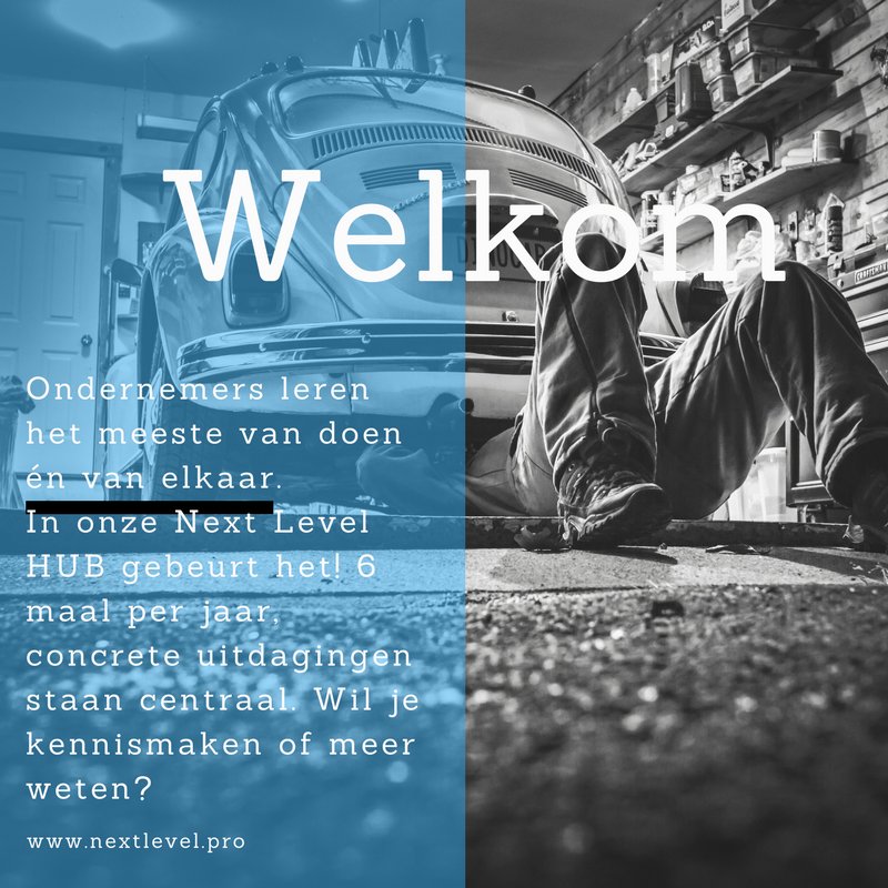 NextLevelMKB's tweet image. Groei door succesvolle #marktbewerking. Praktijk-leren op basis van echte ondernemersvragen. Next Level HUB 14/9: ht.ly/xXvv30cQ8I3