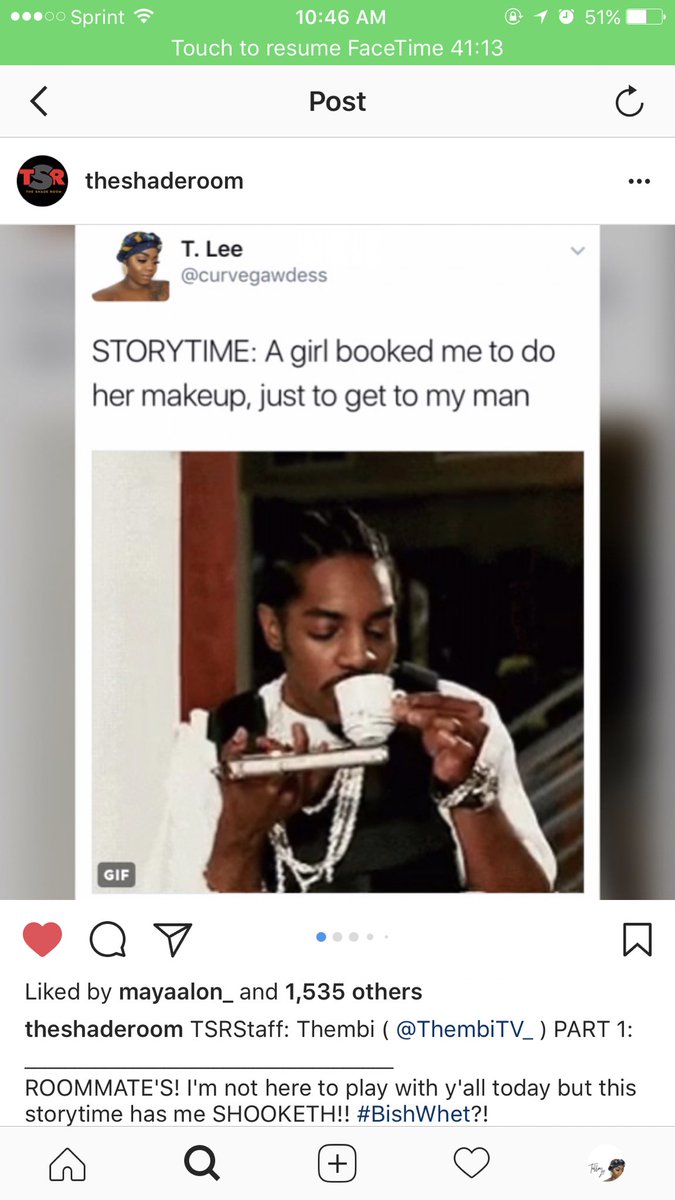 T. Lee on Twitter: "THE. SHADE. ROOM. 😭 https://t.co/KeZR85Ioif"