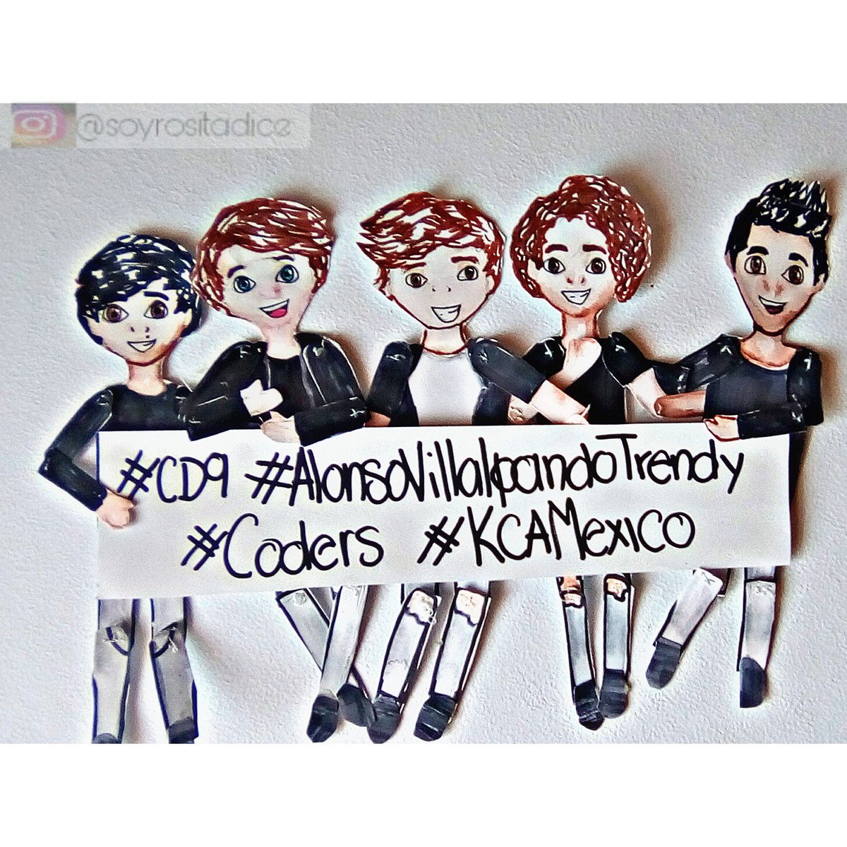 SoyRositaArt's tweet image. Rt ? 
#CD9 #AlonsoVillalpandoTrendy #Coders #ComoTeAtreves #KCAMexico