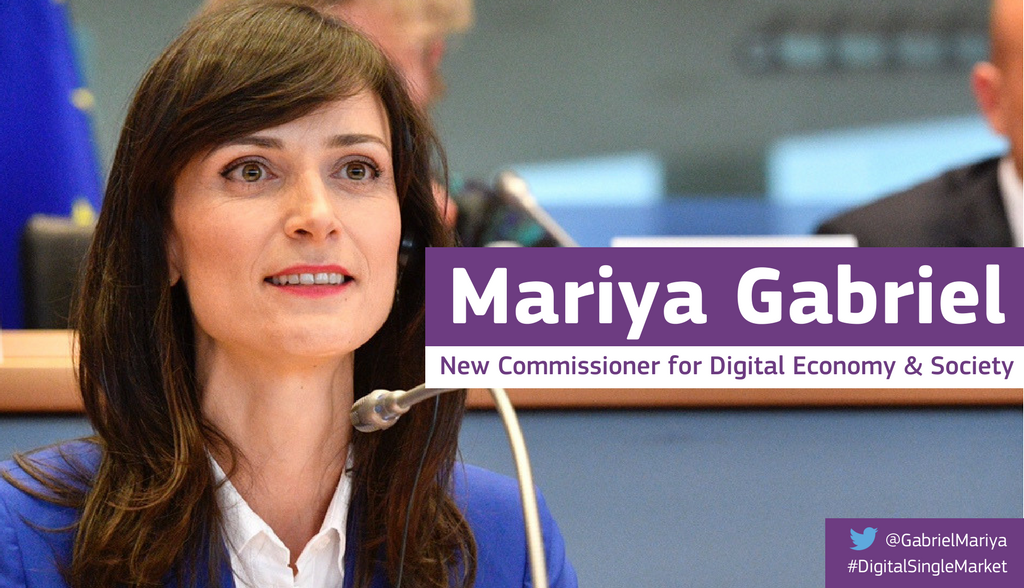 eCFAlliance's tweet photo. Congratulations to Mariya Gabriel, new #Commissioner for #Digital Economy & Society! #DigitalSkills #ITprofessions #tech https://t.co/qm9YcmBuwY