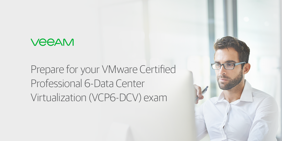This is the new #Veeam unofficial #VMware VCP6-DCV study guide! All you need to know for your #VCP certification vee.am/BNZ9Gw