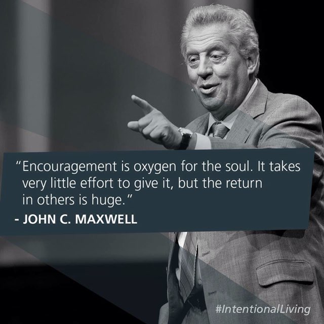 It takes very little to encourage another.
It may be the only encouragement 
they Get.

#JohnCMaxwell 
#Motivation