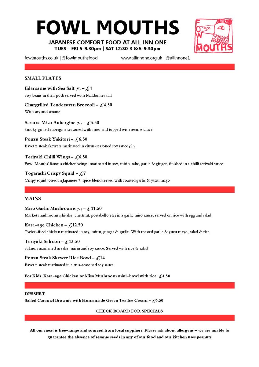 AllInnOne1's tweet photo. Hello #Foresthill and we have a menu 😃 and what a menu it is 😋@FowlMouthsFood @AllInnOne1 @LondonPopups @ForestHillFmly @se23ldn #loveSE23 https://t.co/Y4isS8BJ2J