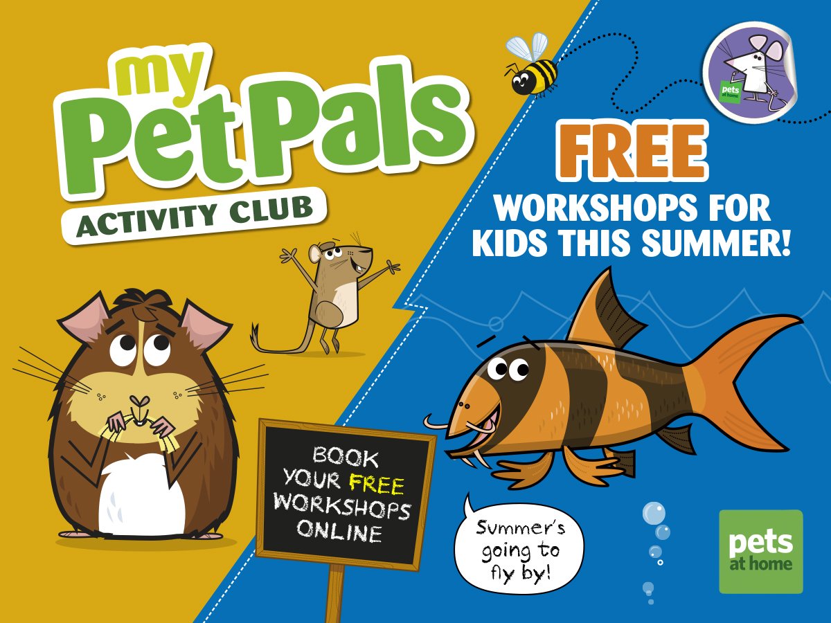 Want to learn how to care for pets &amp; get credits for your passport? Attend a FREE My Pet Pals workshop <a href="/PetsatHome/">Pets at Home</a>! petsathome.com/workshops