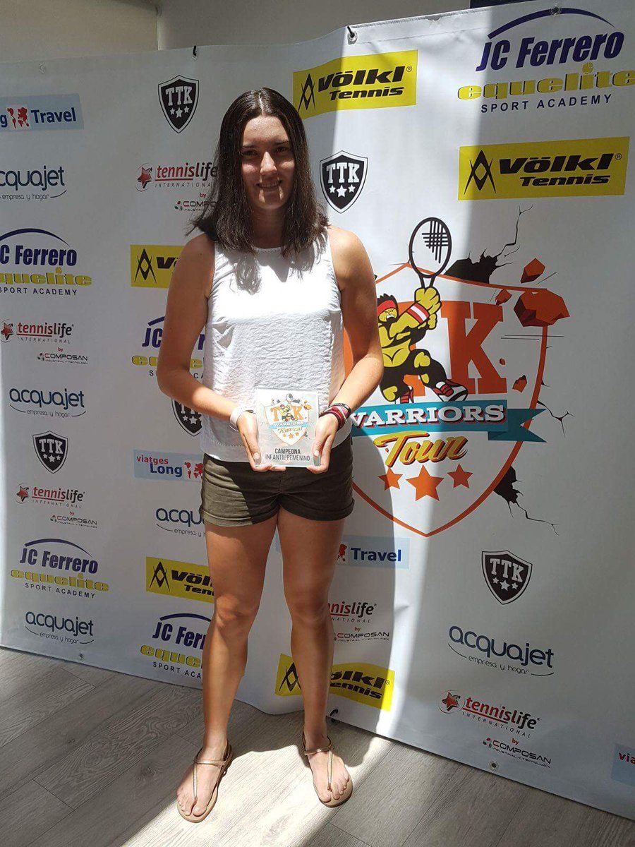 ferreracademy's tweet photo. #ResultadosATF: #AndreaRedondo campeona del torneo #TTKWarriors en #Córdoba tras vencer a #RaquelGonzalez ¡Enhorabuena Andrea! #ATF https://t.co/I28ln7cfah